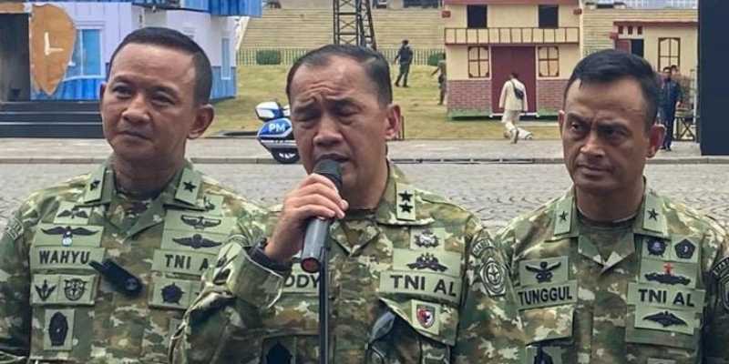 Kapuspen TNI, Mayjen Freddy Ardianzah di Monas, Jakarta, Jumat, 3 Oktober 2025. (Foto: RMOL/Bonfilio Putra)