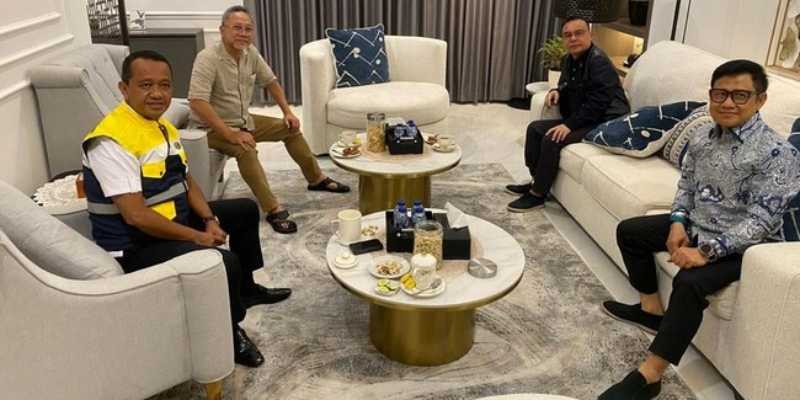 Pertemuan elite Golkar, Gerindra, PAN, dan PKB di rumah Bahlil Lahadalia, Minggu, 28 Desember 2025. (Foto: Instagram DPP Golkar)