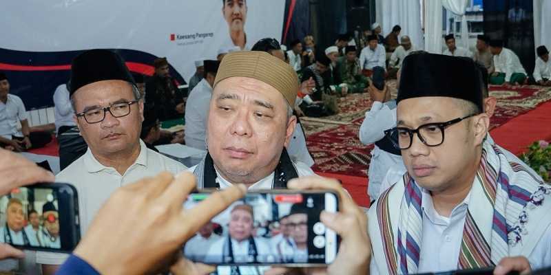 Ketua Harian DPP PSI Ahmad Ali sat mendampingi Kaesang Pangarep di Banten, Kamis (26/2/2026). (Foto: Dok. PSI)