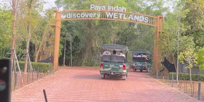 Gerbang Paya Indah Discovery Wetlands (Foto: RMOL/Hani Fatunnisa)