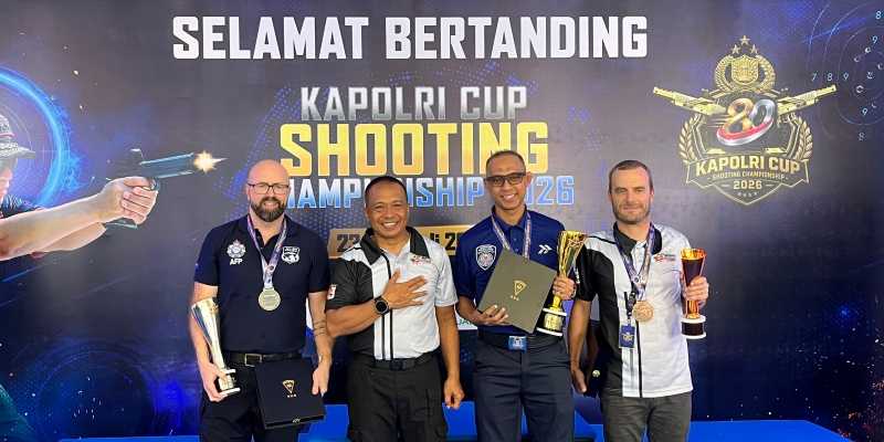 Atase negara sahabat di ajang Kapolri Cup Shooting Championship 2026. (Foto: RMOL/Diki)