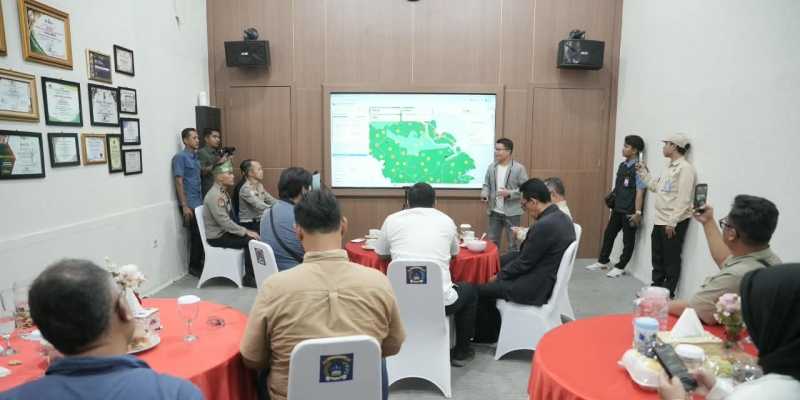 Pemaparan inovasi Green Policing dari Polda Riau. (Foto: Dok. Polda Riau)