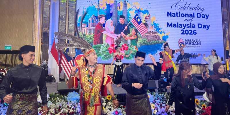 Pertunjukan tarian tradisional Malaysia (Foto: RMOL/Hani Fatunnisa)