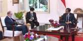 Presiden Joko Widodo menerima Sekretaris Dewan Keamanan Federasi Rusia Nikolay P. Patrushev di Istana Negara, 13 Desember 2021./Kedutaan Rusia di Jakarta