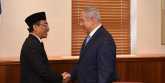 KH. Yahya C. Staquf ketika bertemu Perdana Menteri Israel Benjamin Netanyahu, bulan Juni 2018./Net 