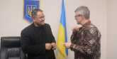 CEO RMOL Network Teguh Santosa dan Duta Besar Ukraina untuk Indonesia Vasyl Hamianin/RMOL