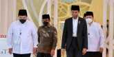 (kiri-kanan) Menteri BUMN, Erick Thohir;  Menteri Sekretaris Negara, Pratikno; Presiden RI, Joko Widodo; Pengusaha Boy Thohir/Ist