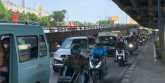 Kondisi lalu lintas di sekitara Ancol, Jakarta Utara jelang perhelatan Formula E/RMOL