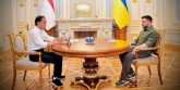 Presiden Joko Widodo dan Presiden Ukraina Volodymyr Zelensky/Net