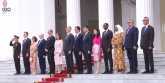Delapan duta besar negara sahabat menyerahkan surat kepercayaan kepada Presiden Joko Widodo/Ist
