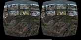 Tampilan dalam Virtual Reality (VR) yang memperlihatkan kehancuran 18 wilayah Ukraina/RMOL
